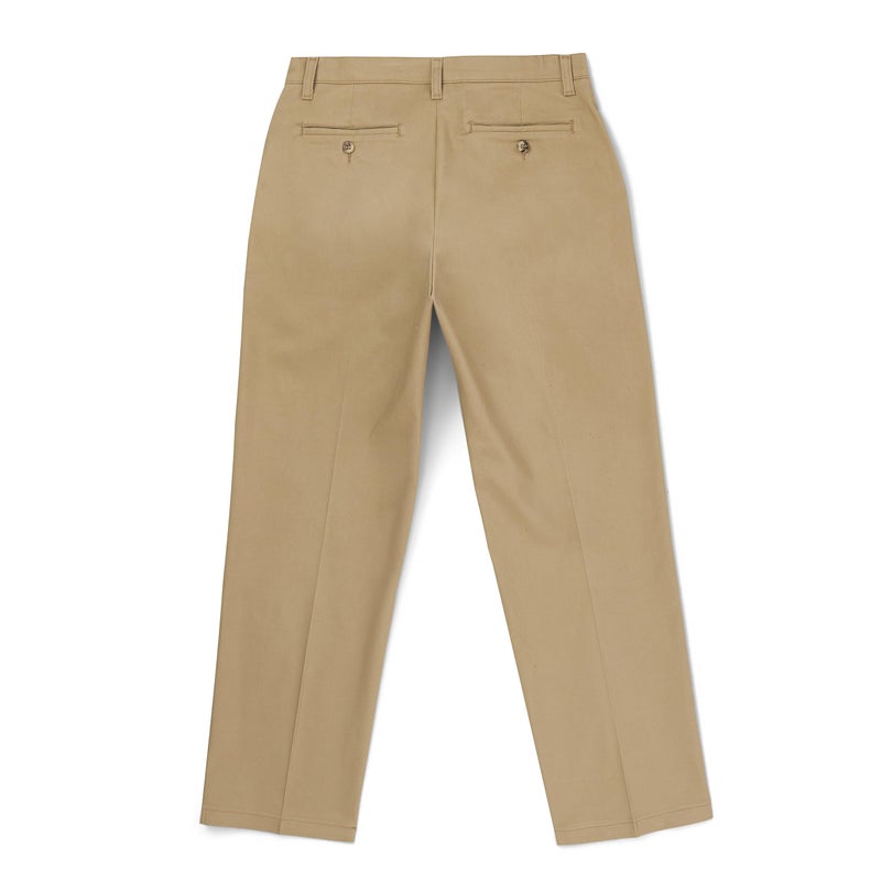 LEE Total Freedom Stretch Relaxed Fit Flat Front Pant, 34W x 29L, Khaki - Image 4